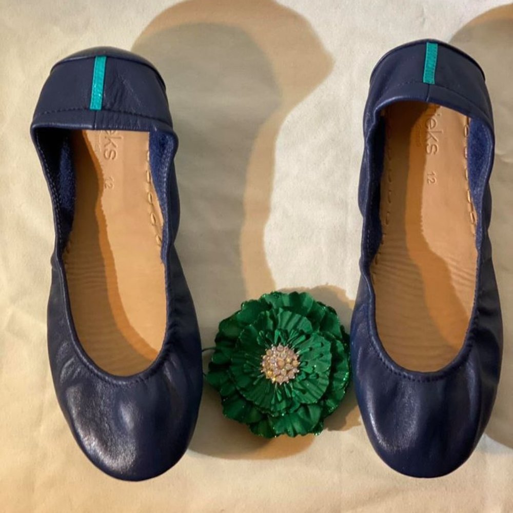 Tieks | Flats | California Navy | Size 12 | New